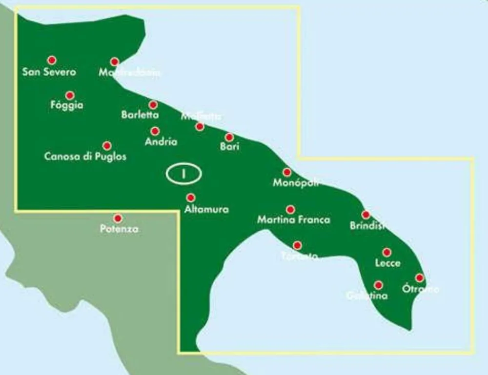 Freytag en Berndt Italië & Malta|Wegenkaart Apulië Puglia