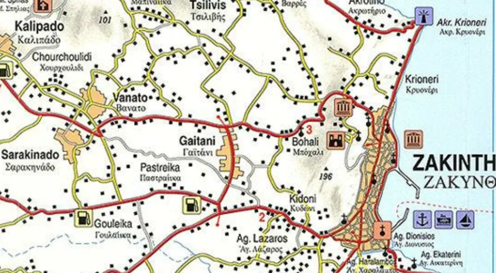 Freytag en Berndt Balkan, Griekenland & Cyprus|Wegenkaart Zakynthos 1:50.000