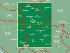Freytag en Berndt Balkan, Griekenland & Cyprus|Wegenkaart Noordelijk-Servië