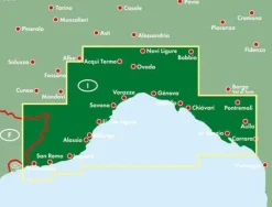Freytag en Berndt Italië & Malta|Wegenkaart Ligurië