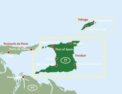 Freytag en Berndt Caribisch Gebied|Wegenkaart Trinidad en Tobago