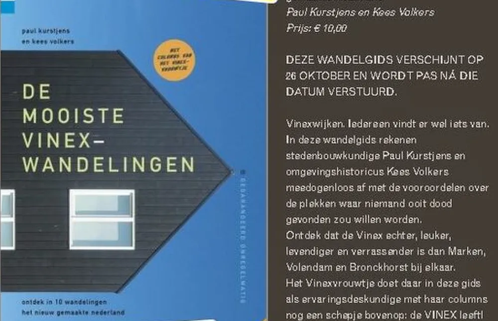 Gegarandeerd Onregelmatig Benelux|Wandelgids De mooiste Vinex-wandelingen