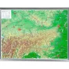 Georelief Maps Wandkaarten & Reliëfkaarten|Oostenrijk|Reliëfkaart Oostenrijk Groot met aluminium lijst