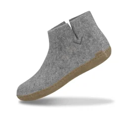 Glerups Sloffen|Boot G - hoge slof met leren zool