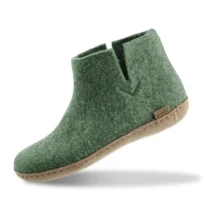 Glerups Sloffen|Boot G - hoge slof met leren zool