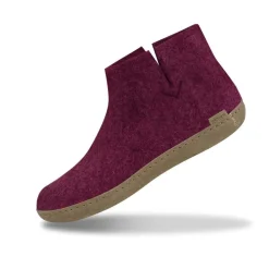 Glerups Sloffen|Boot G - hoge slof met leren zool