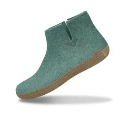 Glerups Sloffen|Boot G - hoge slof met leren zool