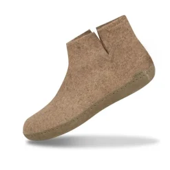 Glerups Sloffen|Boot G - hoge slof met leren zool