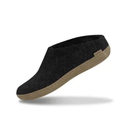 Glerups Sloffen|Slipper B - lage slof met leren zool