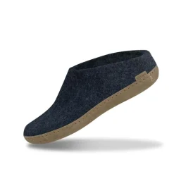 Glerups Sloffen|Slipper B - lage slof met leren zool