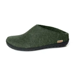 Glerups Sloffen|Slipper BR - lage slof met zwarte rubber zool