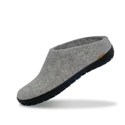 Glerups Sloffen|Slipper BR - lage slof met zwarte rubber zool