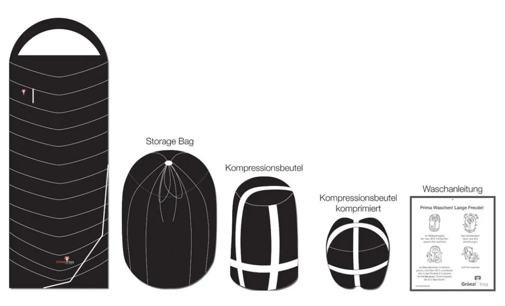 GRUEZI-BAG Slaapzakken & Dekens|Biopod DownWool Subzero Comfort