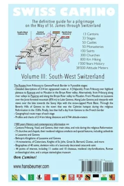Hans Beumer Zwitserland|Wandelgids Swiss Camino Volume III Southwest