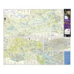 Harvey Maps Groot-Brittanië & Ierland|Wandelkaart XT60 Thames Path