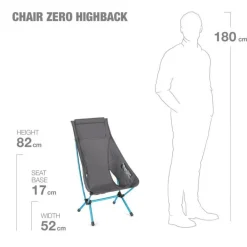 Helinox Kampeermeubels|Chair Zero high back black
