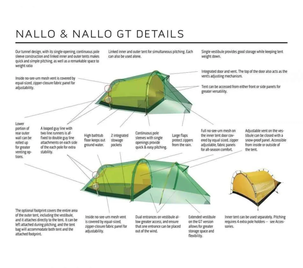 Hilleberg Tenten|Nallo 3 GT driepersoonstent
