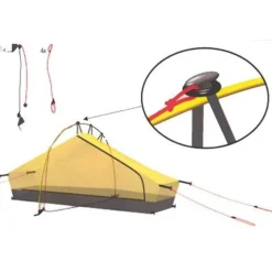 Hilleberg Tentaccessoires|Pole Holder Kit for the Akto stokhouder