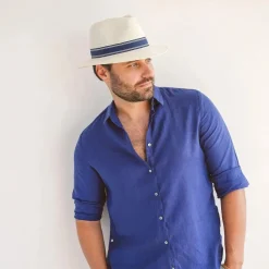 DAMES House of Ord Handschoenen, Hoofddeksels E.D.|Handschoenen, Hoofddeksels E.D.|Stripe Fedora