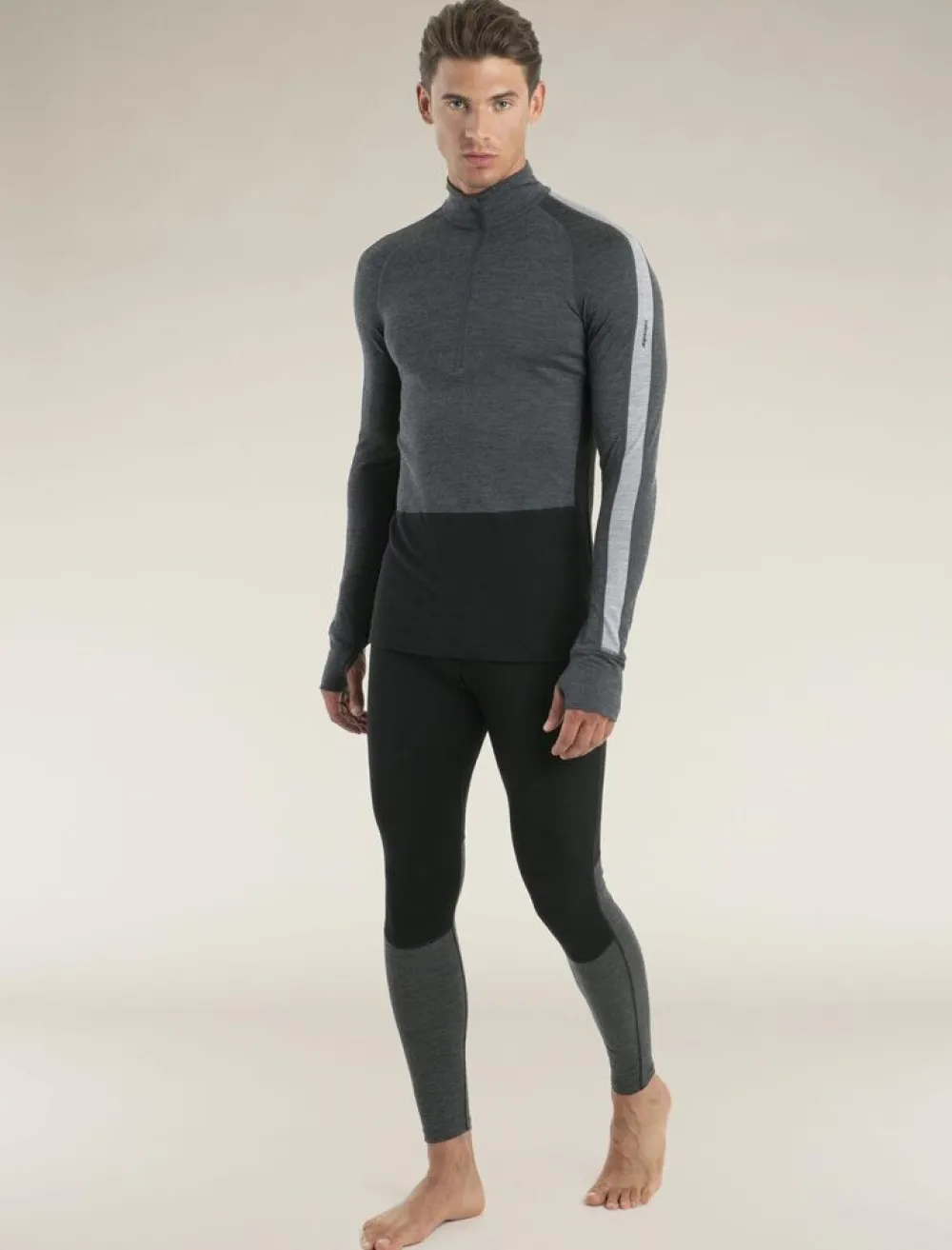 Heren Icebreaker Ondergoed Heren|M Merino 200 LS Half Zip