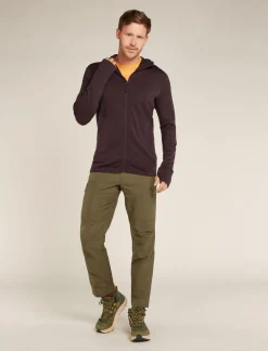 Heren Icebreaker Vesten|M merino 260 quantum IV LS Zip Hoodie