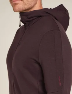 Heren Icebreaker Vesten|M merino 260 quantum IV LS Zip Hoodie