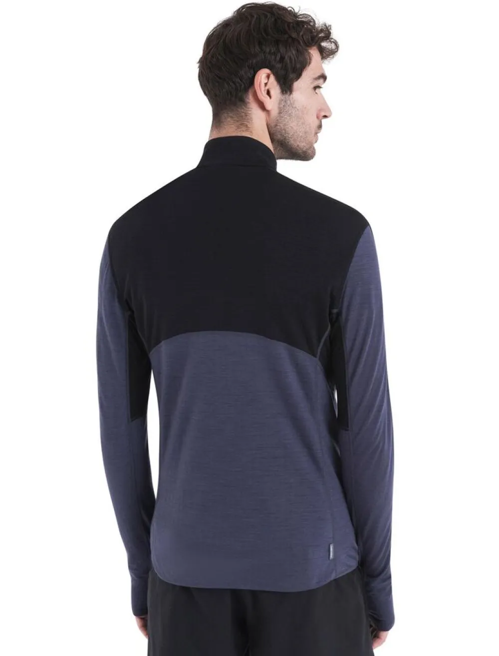 Heren Icebreaker Vesten|M Merino 200 Realfleece Descender LS Half Zip