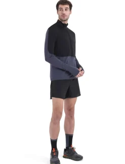 Heren Icebreaker Vesten|M Merino 200 Realfleece Descender LS Half Zip