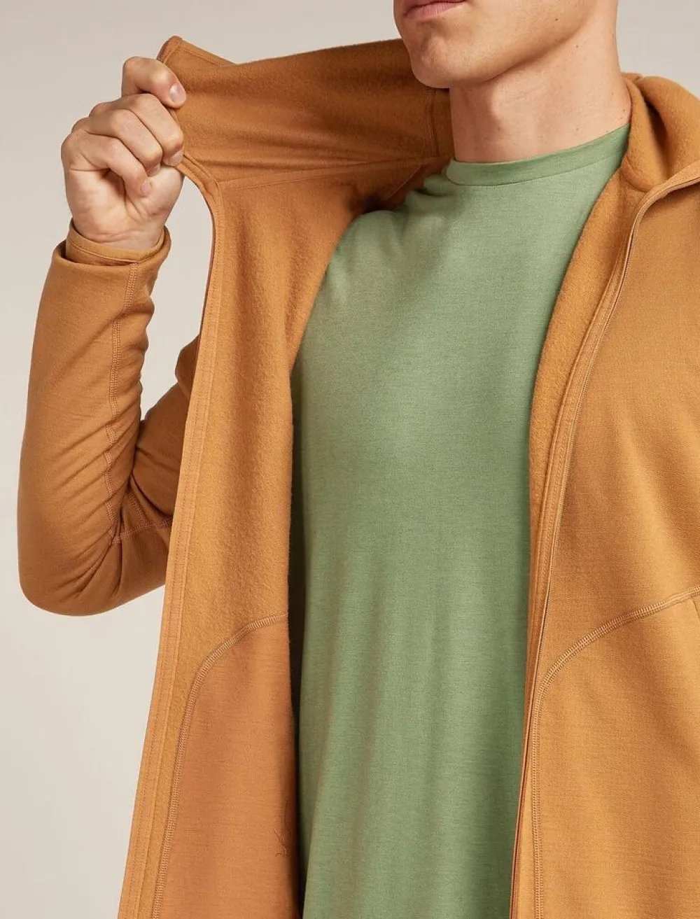 Heren Icebreaker Vesten|M Merino 560 RealFleece Elemental LS Zip Hoodie