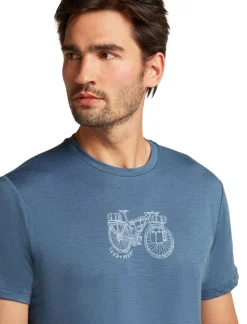 Heren Icebreaker Shirts Heren|M Merino 150 Tech Lite ss Tee Adventure Ride