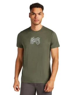 Heren Icebreaker Shirts Heren|M Merino 150 Tech Lite ss Tee Adventure Ride