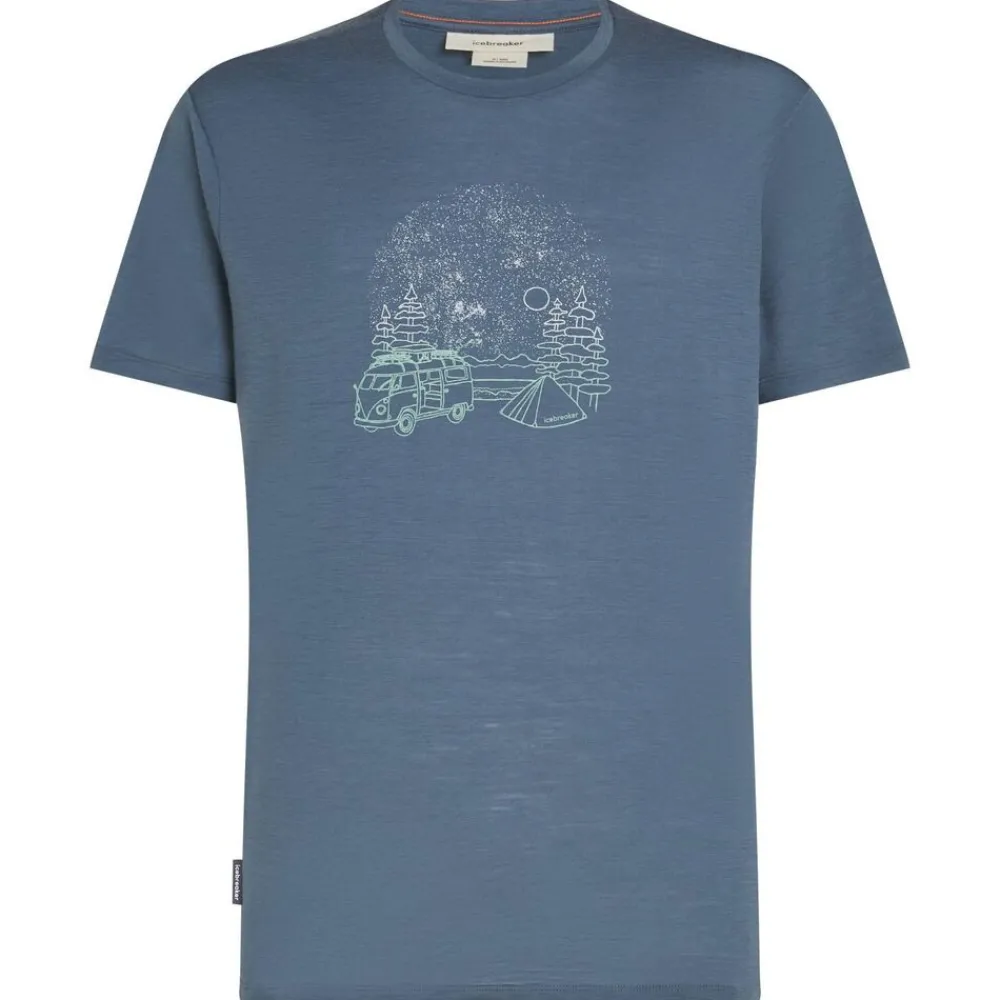 Heren Icebreaker Shirts Heren|M Merino 150 tech-lite t-shirt 'van camp'