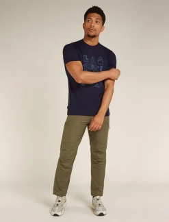 Heren Icebreaker Shirts Heren|M Merino 150 Tech Lite SS T Camp Ess