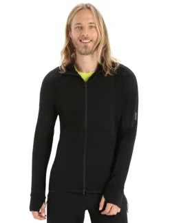 Heren Icebreaker Vesten|M Quantum zoneknit LS zip hoody