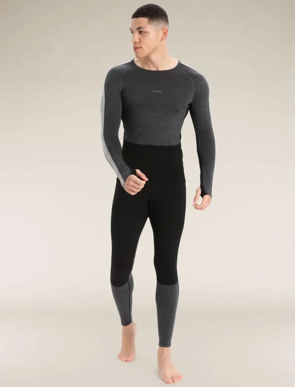 Heren Icebreaker Ondergoed Heren|M Zoneknit 200 LS Crewe