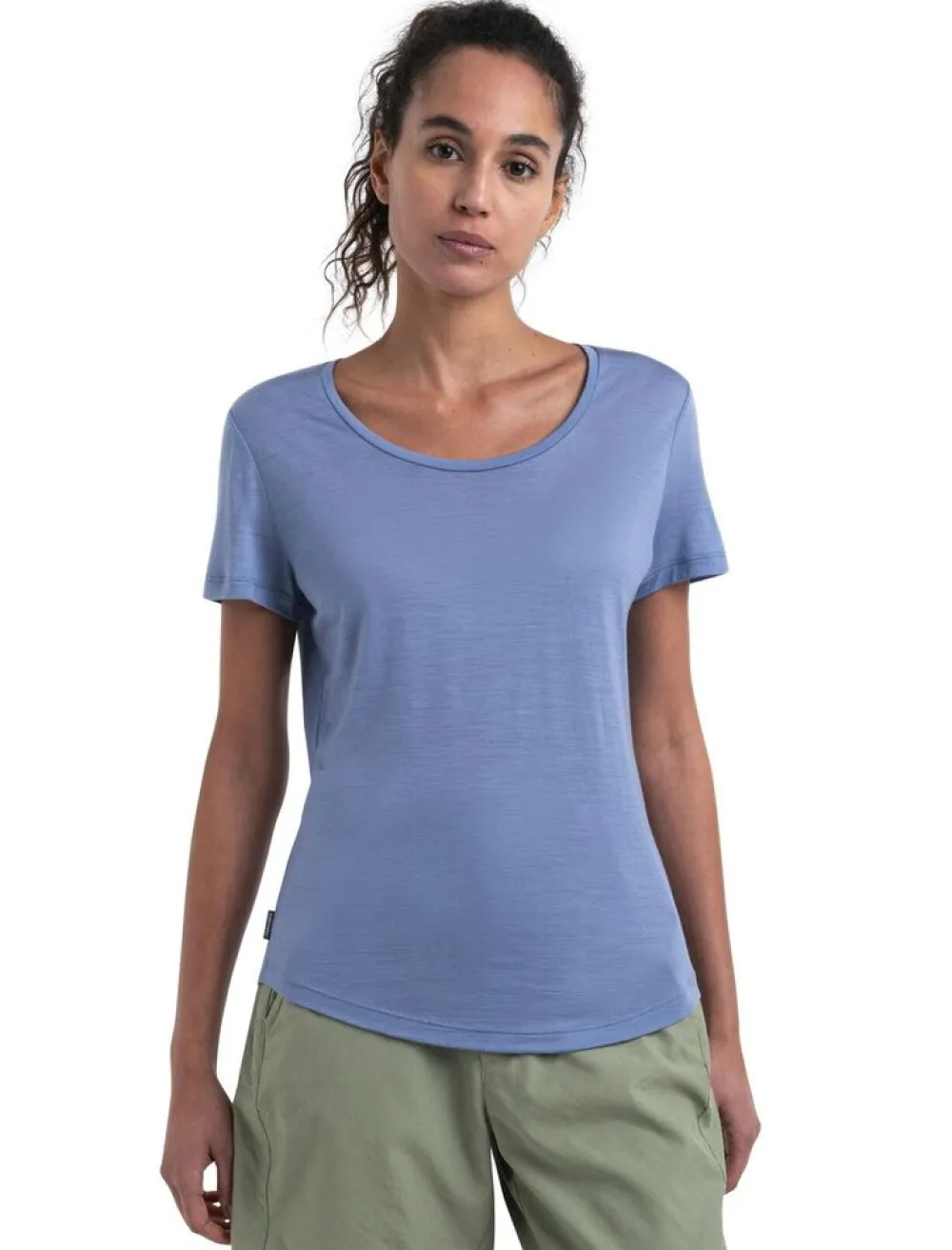 DAMES Icebreaker Shirts Dames|W Merino 125 Cool-lite Sphere III SS scoop