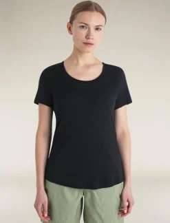 DAMES Icebreaker Shirts Dames|W Merino 125 Cool-lite Sphere III SS scoop