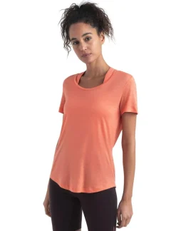 DAMES Icebreaker Shirts Dames|W Merino 125 Cool-lite Sphere III SS scoop