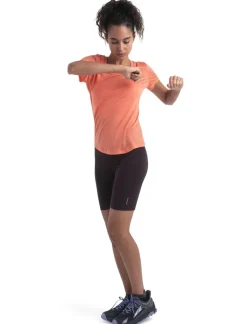 DAMES Icebreaker Shirts Dames|W Merino 125 Cool-lite Sphere III SS scoop