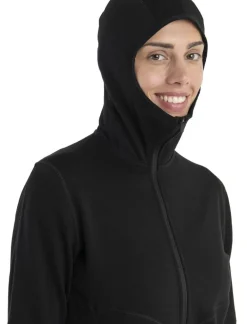 DAMES Icebreaker Vesten|W merino 560 elemental II LS hoody