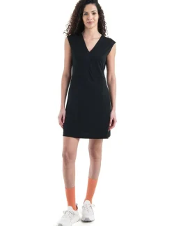 DAMES Icebreaker Rokjes & Jurken|W Merino 200 Granary Sleeveless V Neck Dress