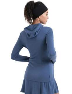 DAMES Icebreaker Vesten|W Merino 260 Quantum IV LS zip hoodie