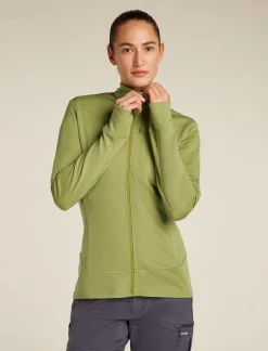 DAMES Icebreaker Vesten|W Merino 260 Quantum IV LS Zip