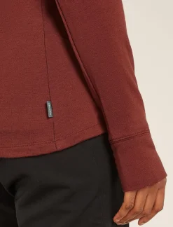 DAMES Icebreaker Vesten|W Merino 260 Quantum IV LS Zip