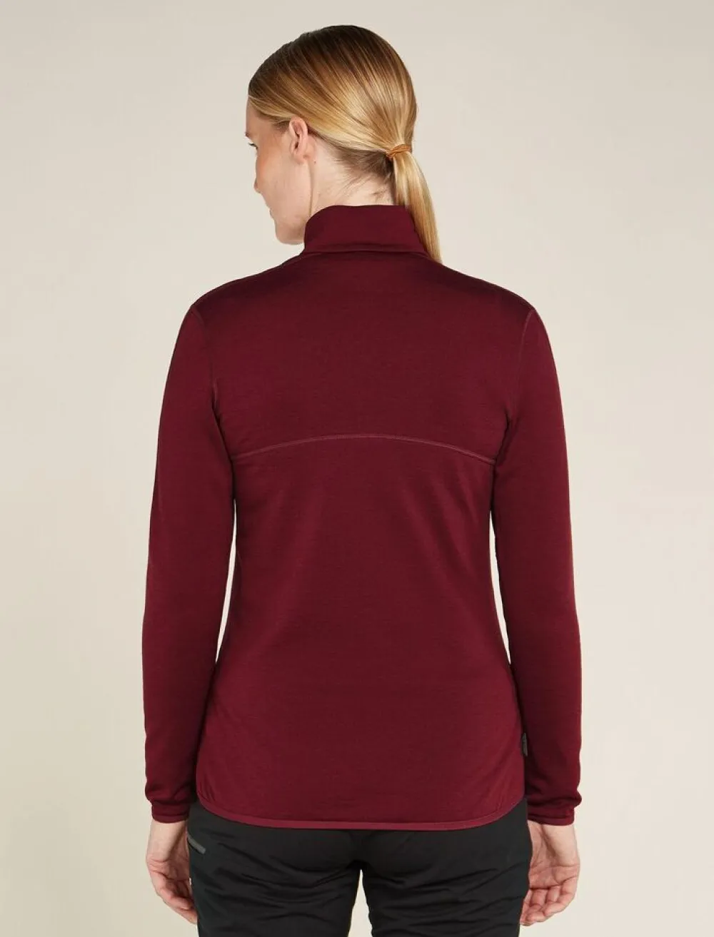DAMES Icebreaker Vesten|W Merino 560 Realfleece Element II LS Z