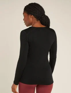 DAMES Icebreaker Ondergoed Dames|W Merino 260 Tech LS Scoop