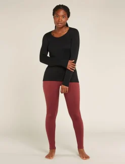 DAMES Icebreaker Ondergoed Dames|W Merino 260 Tech LS Scoop