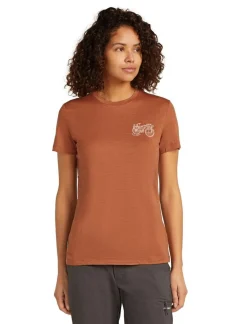 DAMES Icebreaker Shirts Dames|W Merino 150 Tech Lite ss Tee Adventure Ride