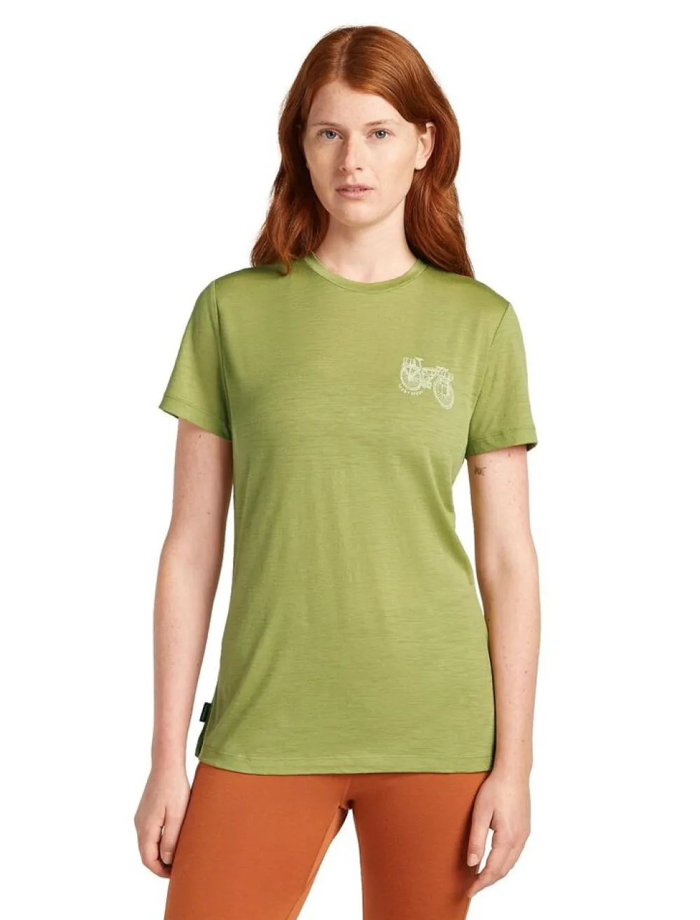 DAMES Icebreaker Shirts Dames|W Merino 150 Tech Lite ss Tee Adventure Ride