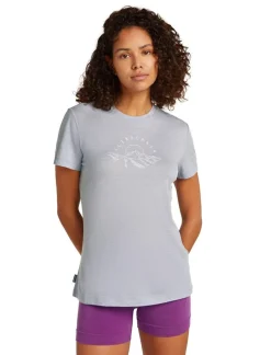 DAMES Icebreaker Shirts Dames|W Merino 150 Tech Lite ss Tee Sunrise Summit